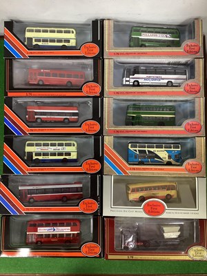 Lot 620 - Twelve 1:76th Scale Diecast Model Buses and...