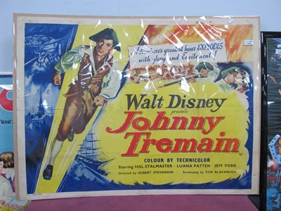 Lot 1359 - Quad Poster 'Johnny Tremain', circa 1950's,...