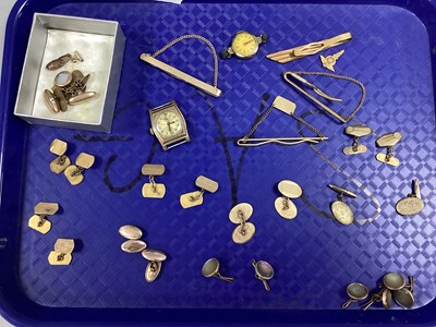 Lot 237 - A Collection of Rolled Gold Gent's Accessories,...