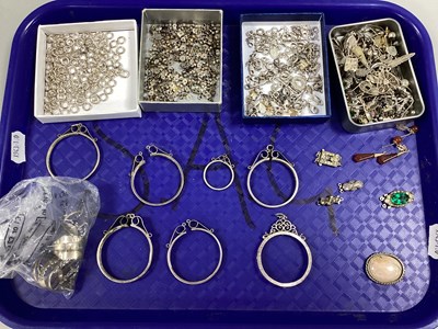 Lot 211 - Jewellery Findings; including Mounts stamped...