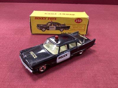 Lot 698 - Dinky No. 285 USA Police Car, overall good...