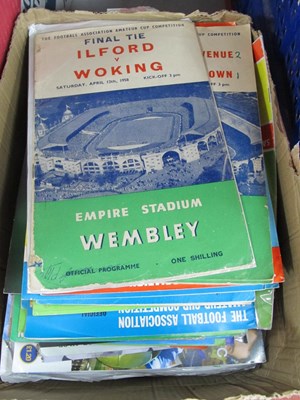 Lot 482 - Non-League Final and Semi Final Programmes,...