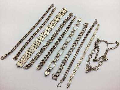 Lot 217 - An Assortment of Bracelets, (lacking clasps),...