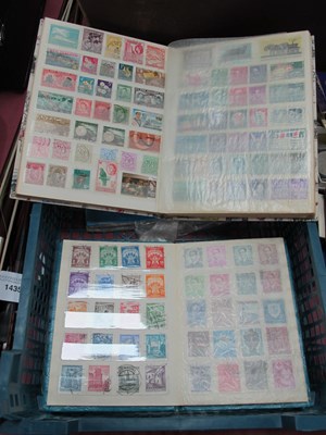 Lot 1434 - Stamps: Three Stockbooks, containing World...