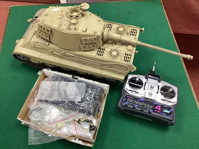 Lot 496 - A 1:16th Scale Kit Built Radio Controlled...