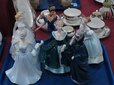 Lot 1261 - Royal Doulton Figurines - First Dance, Janine,...