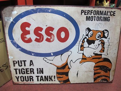 Lot 1010 - 'Esso Put a Tiger in Your Tank' Metal Wall...