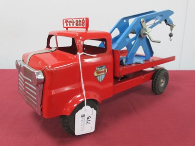 Lot 775 - A Triang Tinplate Breakdown Recovery Truck,...