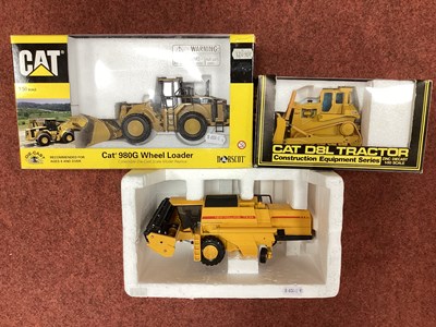 Lot 479 - Three Diecast Model Plant and Farm Machinery...