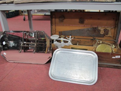 Lot 1510 - Wooden Tool Box, with fitted interior, Salter...