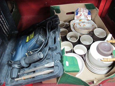 Lot 1031 - Stoneware Tea Service, fruit set, napkin rings...