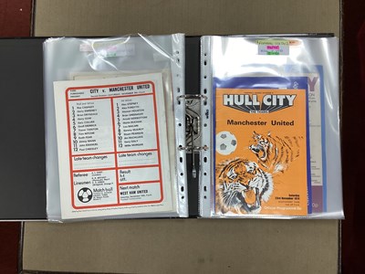 Lot 767 - Manchester United 1974-5 Away Programmes,...