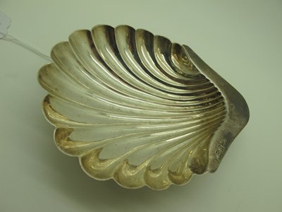 Lot 70 - A Voctorian Hallmarked Silver Shell Butter...