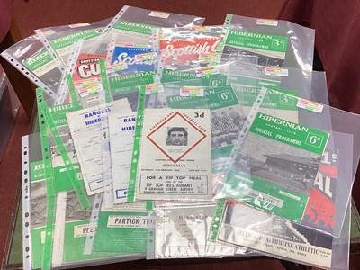 Lot 784 - Hibernian Scottish Cup Programmes 1958-70,...