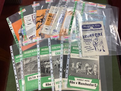 Lot 787 - Hibernian Friendly Programmes v. English...