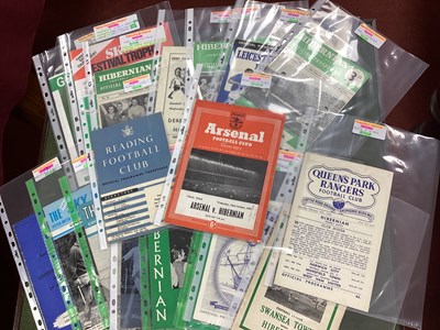 Lot 788 - Hibernian Programmes Mainly v. English...