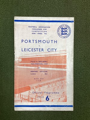 Lot 864 - 1949 F.A Cup Semi Final Programme Portsmouth v....