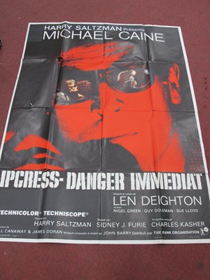 Lot 1366 - 'Ipcress' French subway style poster, starring...