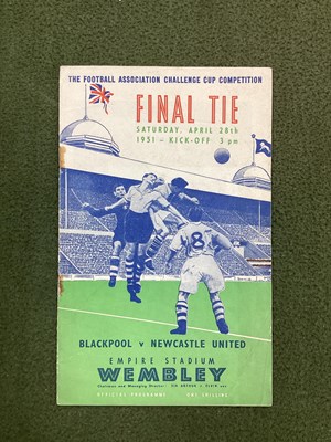 Lot 870 - 1951 F.A Cup Final Programme Blackpool v....