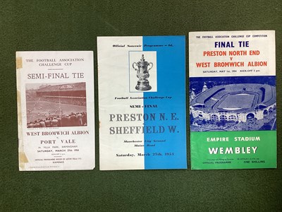 Lot 874 - 1954 F.A Cup Final Programme Preston v. West...