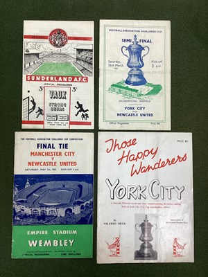 Lot 875 - 1955 F.A Cup Semi Final Newcastle v. York...