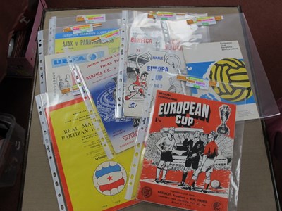 Lot 626 - European Cup Final Programmes, 1960, 61, 62,...