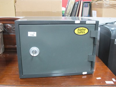 Lot 1166 - Alpha Safe, Serial No A16FK/102013-00258, 41cm...