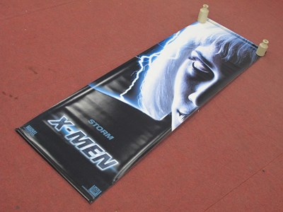 Lot 1554 - X-Men Storm Promotional Banner, in Vinyl 182 x...