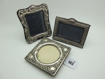 Lot 103 - Two Hallmarked Silver Mounted Photograph...