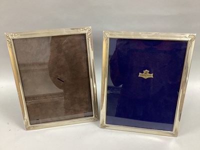 Lot 129 - Two Large Modern Rectangular Photograph Frames,...