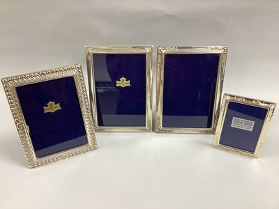 Lot 121 - Three Rectangular Photograph Frames, (stamped...