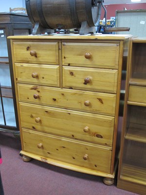 Lot 1609 - Pine Chest of Drawers, four short drawers over...