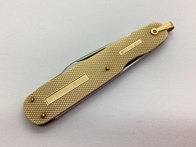 Lot 303 - A Two Blade Folding Pocket Knife, (blades...