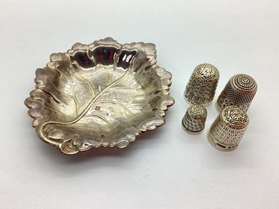 Lot 156 - A Hallmarked Silver Pin Dish, detailed as a...