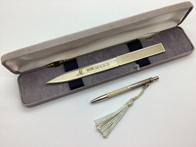 Lot 134 - A Hallmarked Silver Letter Opener, WM,...