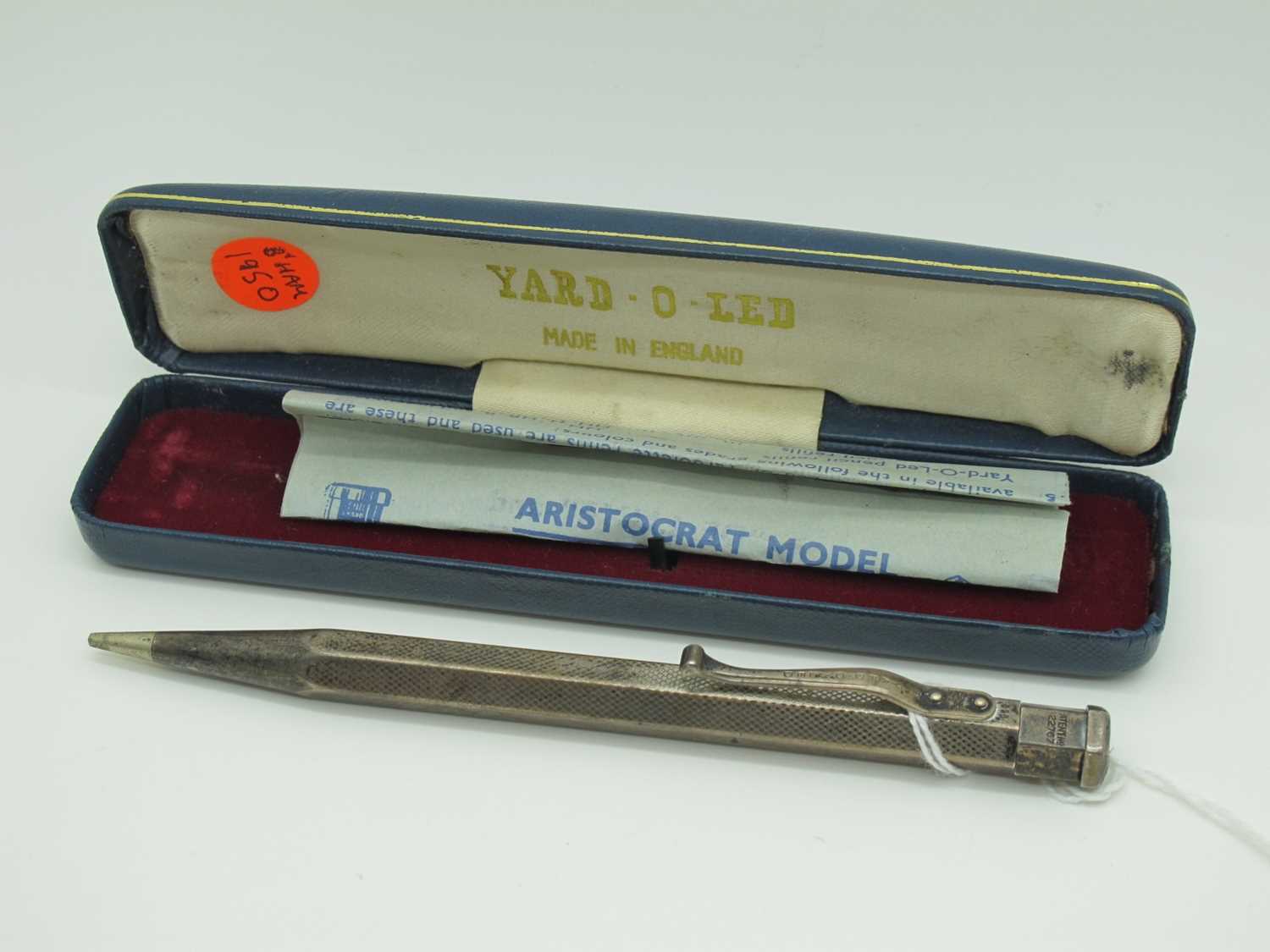 Lot 80 - A Hallmarked Silver Yard-O-Led Pencil, allover...