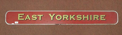 Lot 1395 - East Yorkshire Painted Aluminium Bus Company...