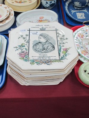 Lot 1242 - Collection of XIX Century Octagonal Shaped...