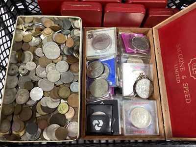 Lot 302 - Large Collection Of GB And World Coinage,...