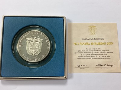 Lot 518 - 1973 Republic Of Panama Silver Proof 20...