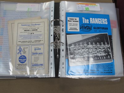 Lot 620 - Cup Winners Cup Programmes, include 61-2...