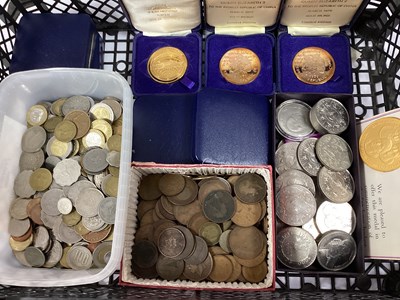 Lot 337 - Collection Of Mainly GB Coins And Medals,...