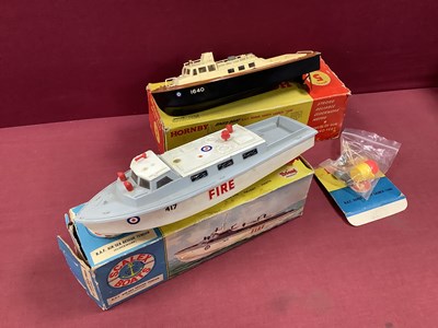 Lot 552 - 1960's Plastic Hornby Launch, with correct key...