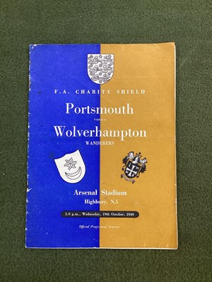 Lot 792 - 1949 Charity Shield Programme, Portsmouth v....