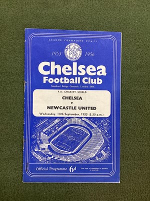 Lot 796 - 1955 Charity Shield Programme, Chelsea v....