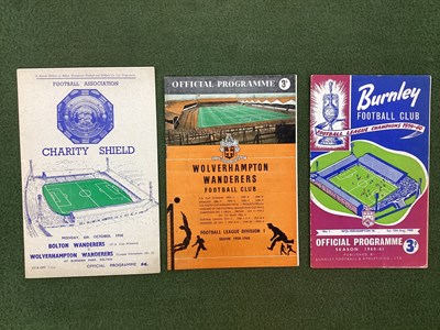 Lot 797 - Charity Shield Programmes, 1958 at Bolton, 59...