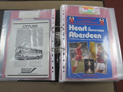 Lot 616 - Aberdeen Programmes Under Alex Ferguson -...