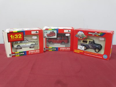 Lot 720 - Three Britains 1:32 Scale Diecast Model Land...