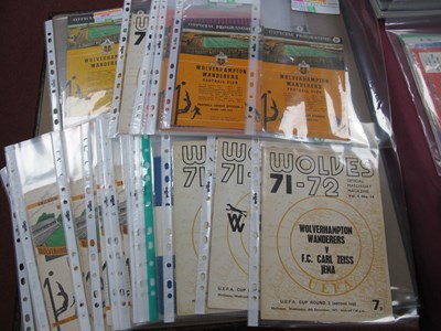 Lot 636 - Wolves in Europe Programmes 1958-72, including...