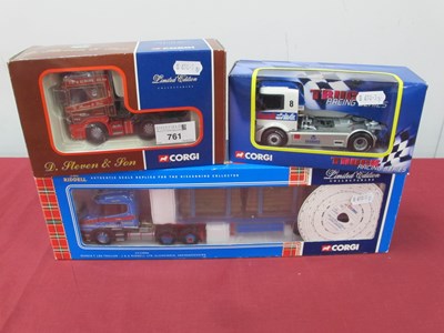 Lot 761 - Three Boxed Diecast Model Commercial Vehicles...